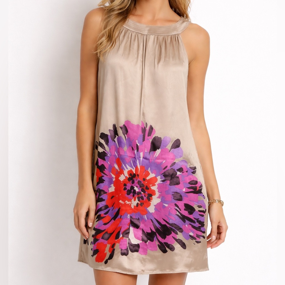 Taylor Satin Blouse in‎ Soft Silver Taupe